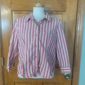 Girls Villager Button Down Top